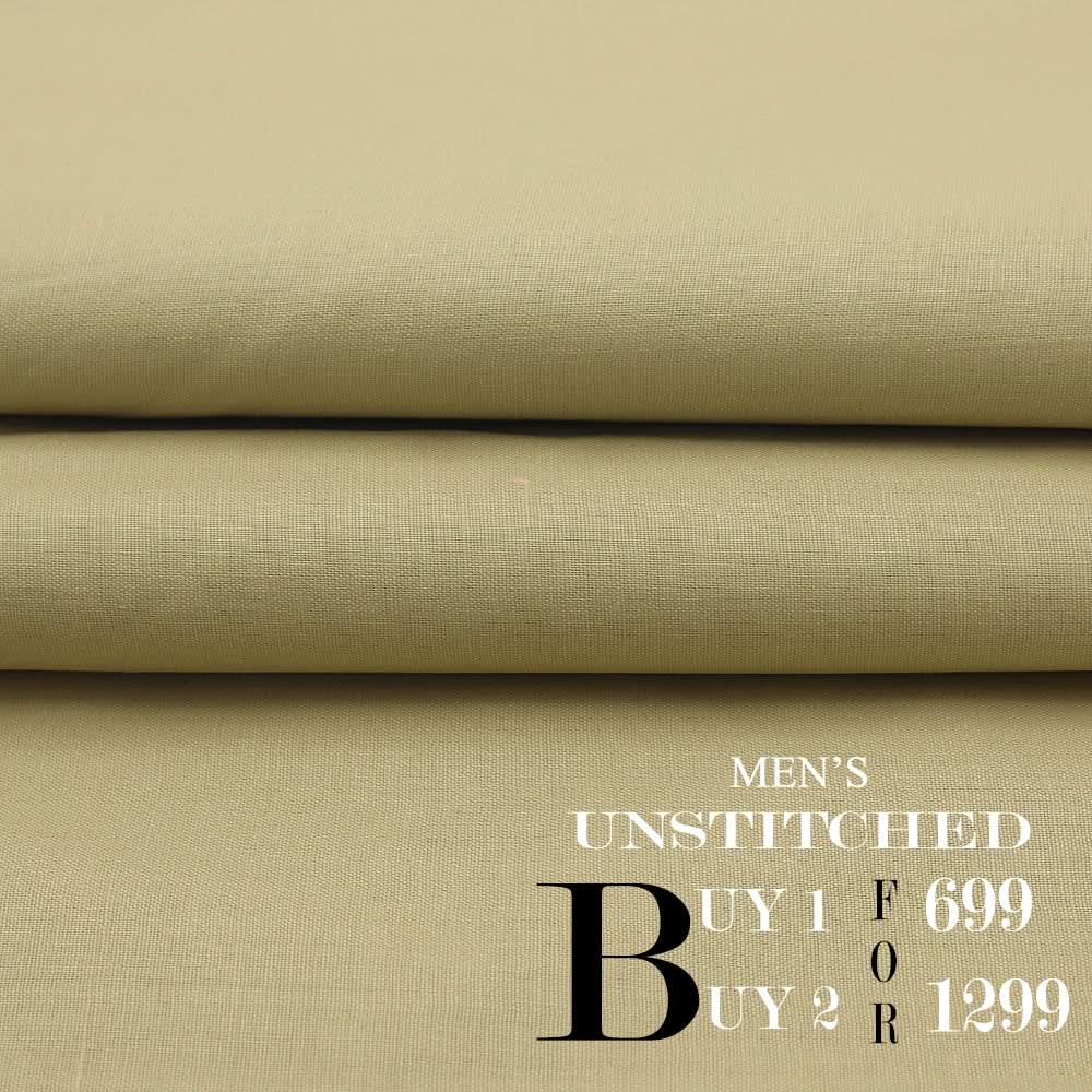 Men Wash & Wear Suit Fabric - Kahki, Men, Unstitched Fabric, Chase Value, Chase Value