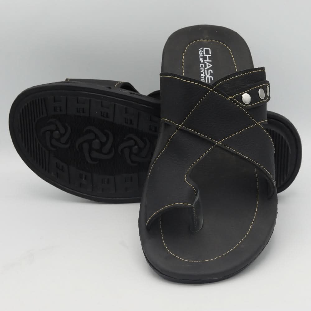 Men's Slippers SK-027 - Black, Men, Slippers, Chase Value, Chase Value