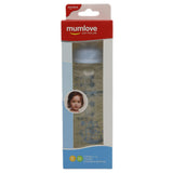 Mum Love Glass Bottle 225ml B0398 - Light Blue, Kids, Feeding Supplies, Chase Value, Chase Value