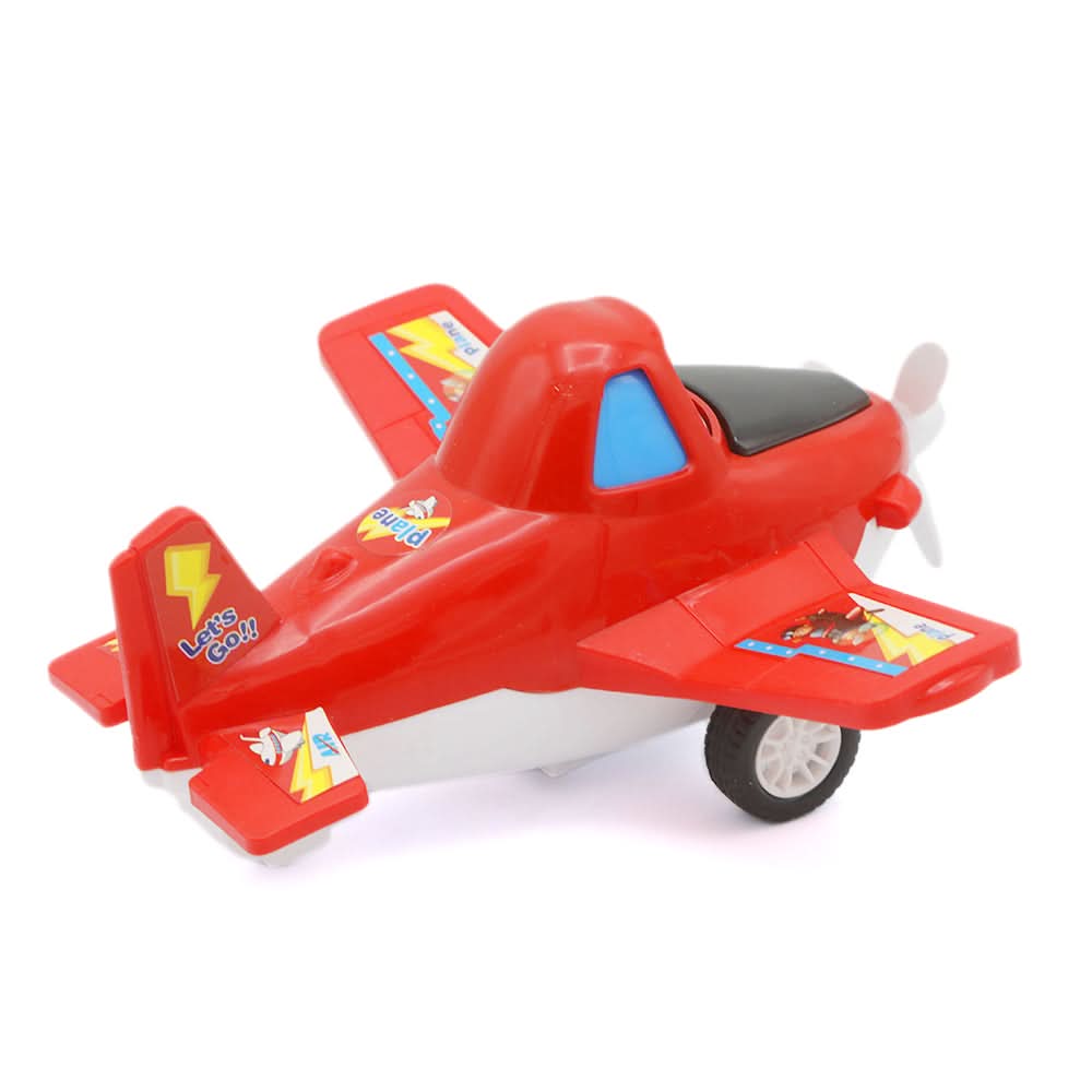 Kids Fighters Plane - Red, Kids, Non-Remote Control, Chase Value, Chase Value
