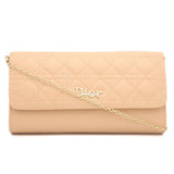 Women's Fancy Clutch 6960 - Peach, Women, Clutches, Chase Value, Chase Value