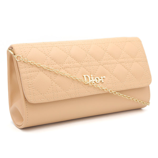 Women's Fancy Clutch 6960 - Peach, Women, Clutches, Chase Value, Chase Value