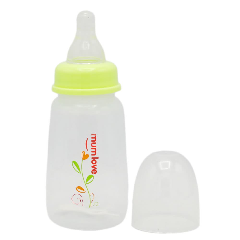 Mum Love Square Baby Bottle 150ml B0408 - Light Green, Kids, Feeding Supplies, Chase Value, Chase Value