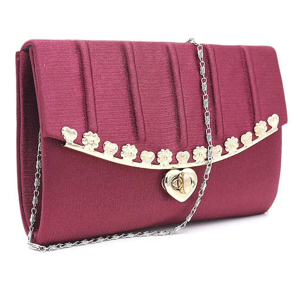 Women's Clutch - Maroon, Women, Clutches, Chase Value, Chase Value