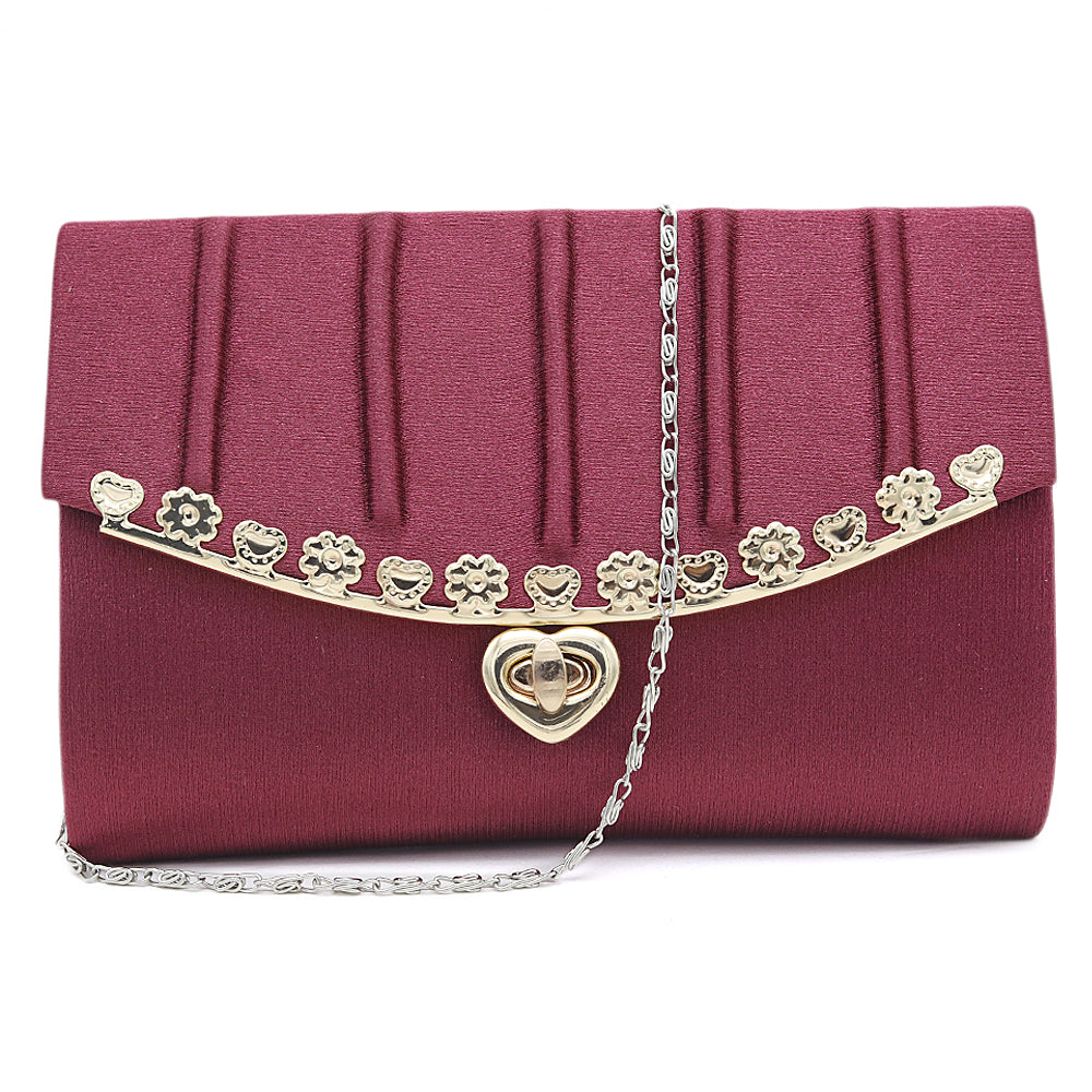 Women's Clutch - Maroon, Women, Clutches, Chase Value, Chase Value