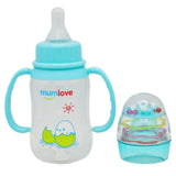 Mum Love Baby Bottle with Handle Ring 150ml B0328-B - Sky Blue, Kids, Feeding Supplies, Chase Value, Chase Value