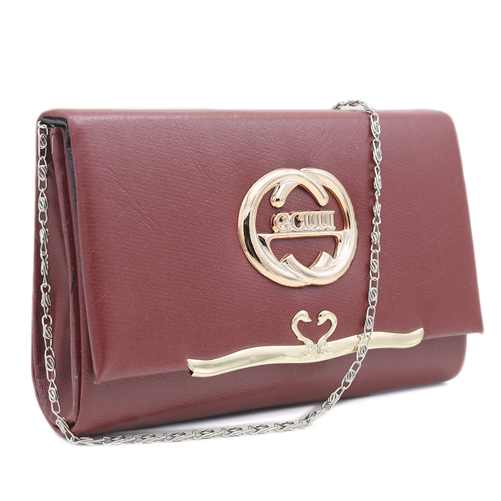 Women's Clutch - Maroon, Women, Clutches, Chase Value, Chase Value