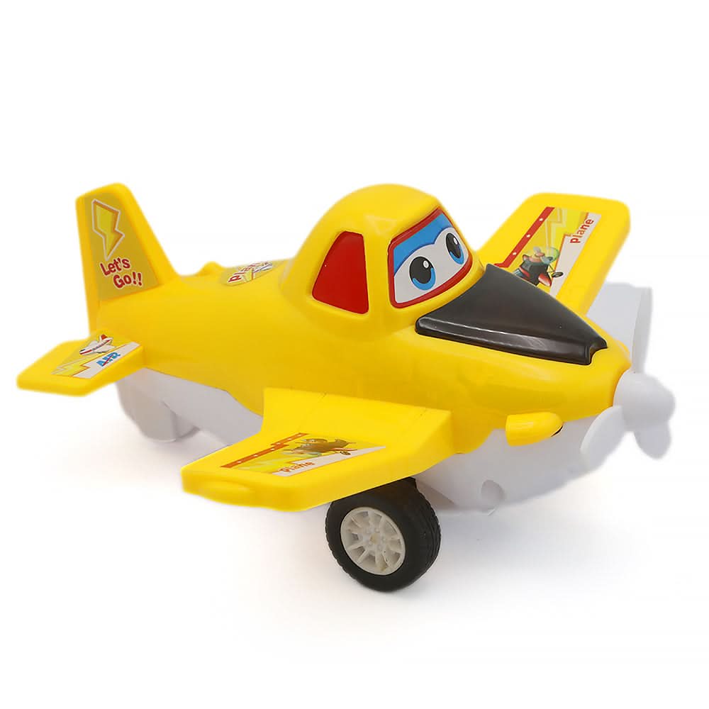 Kids Fighters Plane - Yellow, Kids, Non-Remote Control, Chase Value, Chase Value
