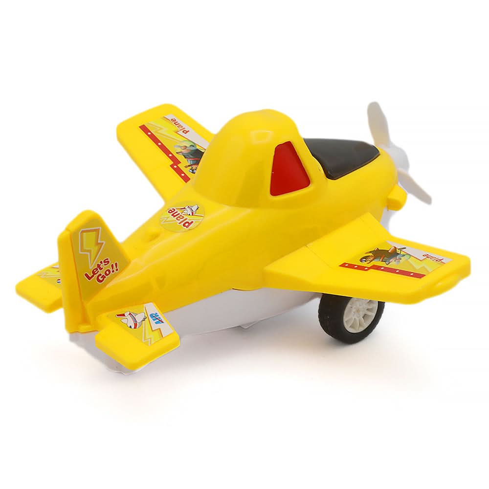 Kids Fighters Plane - Yellow, Kids, Non-Remote Control, Chase Value, Chase Value