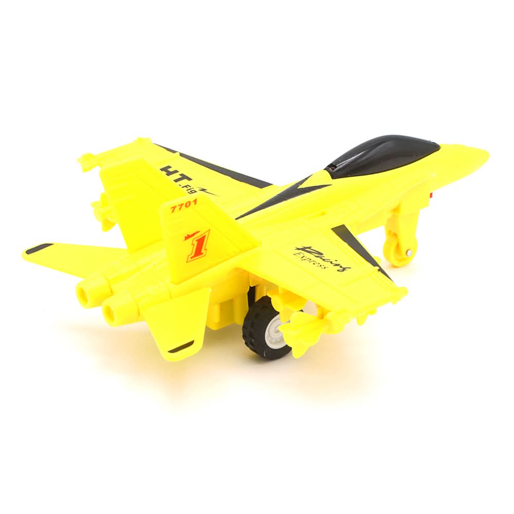 Kids Fighters Plane - Yellow, Kids, Non-Remote Control, Chase Value, Chase Value