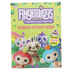 D.K Fingerlings Sticker Activity Book, Kids, Kids Story Books, Chase Value, Chase Value
