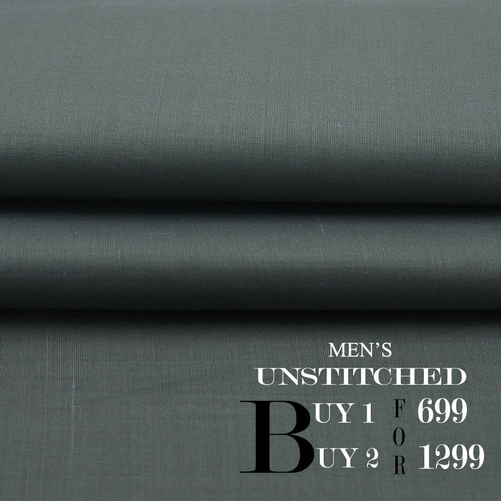 Men Wash & Wear Suit Fabric - Steel Grey, Men, Unstitched Fabric, Chase Value, Chase Value