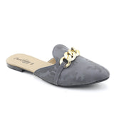 Women's Backless Slipper F-08  - Gray, Women, Slippers, Chase Value, Chase Value
