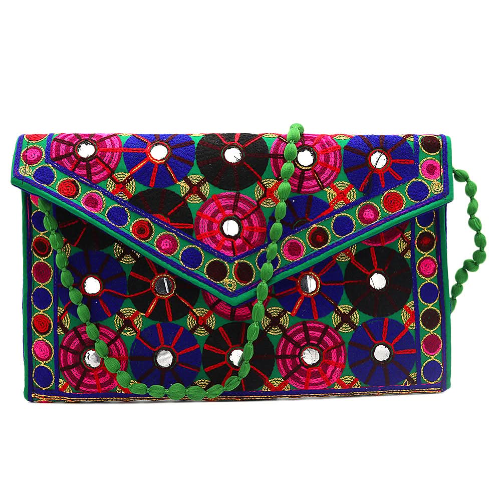 Women's Fancy Clutch 06-3 Circle - Multi, Women, Clutches, Chase Value, Chase Value