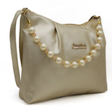 Women's Shoulder Bag - Golden, Women, Clutches, Chase Value, Chase Value
