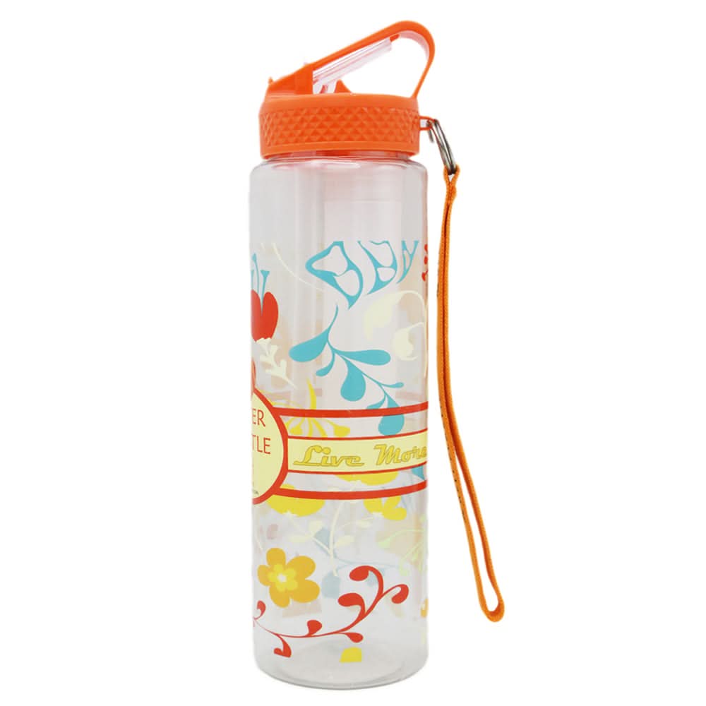 Travel Water Bottle 600 Ml - Orange-B, Home & Lifestyle, Glassware & Drinkware, Chase Value, Chase Value