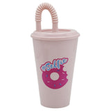 Cup With Straw - Tea Pink, Home & Lifestyle, Glassware & Drinkware, Chase Value, Chase Value
