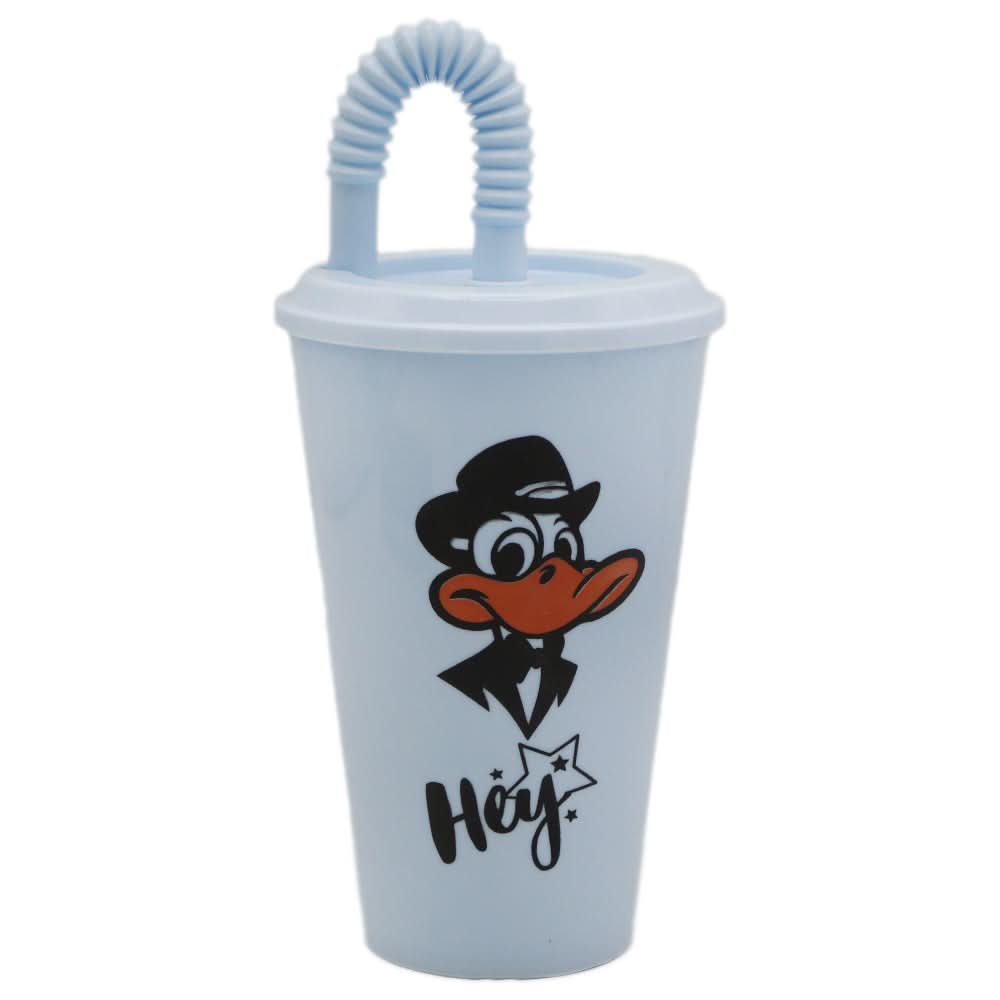 Cup With Straw Single - Light Blue, Home & Lifestyle, Glassware & Drinkware, Chase Value, Chase Value