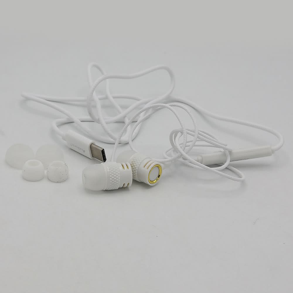 Audionic Thunder TYPE C Earphones T90 - White, Home & Lifestyle, Hand Free / Head Phones, Audionic, Chase Value
