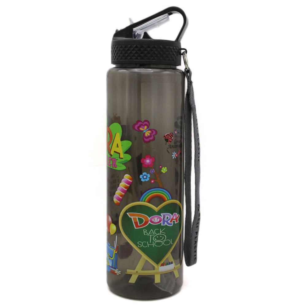 Travel Water Bottle 600 Ml - Black-B, Home & Lifestyle, Glassware & Drinkware, Chase Value, Chase Value