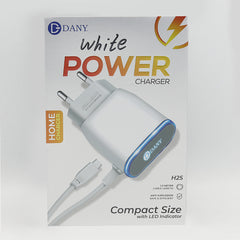 Dany Android Power Charger H-25 - White, Home & Lifestyle, Mobile Charger, Chase Value, Chase Value