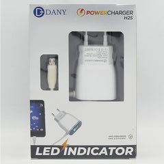 Dany Android Power Charger H-25 - White, Home & Lifestyle, Mobile Charger, Chase Value, Chase Value