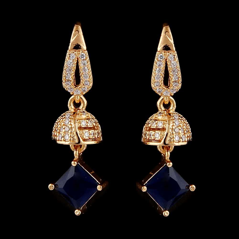 Women's Fancy Earring - Golden Black, Jewellery, Chase Value, Chase Value