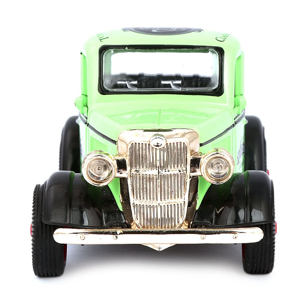 Friction Vintage Metal Car - Green, Kids, Non-Remote Control, Chase Value, Chase Value