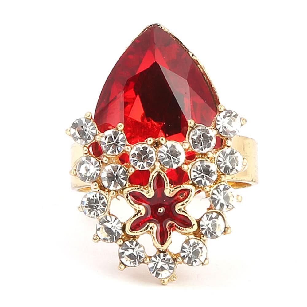 Women's finger Ring - Red, Women, Finger Rings, Chase Value, Chase Value