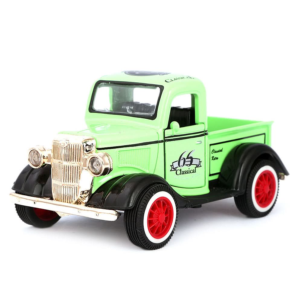 Friction Vintage Metal Car - Green, Kids, Non-Remote Control, Chase Value, Chase Value