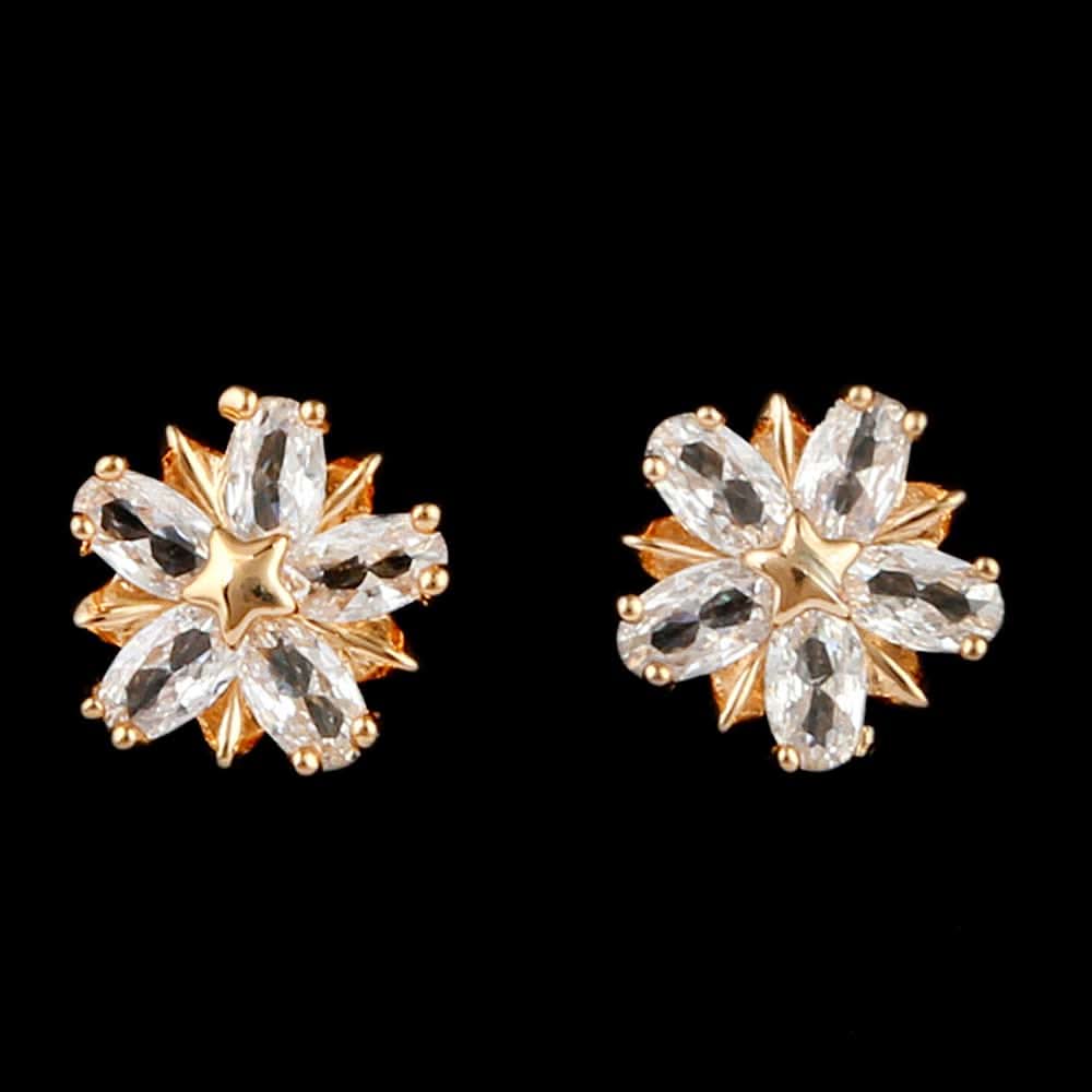 Women's Fancy Ear Tops - Golden, Women, Earrings & Tops, Chase Value, Chase Value