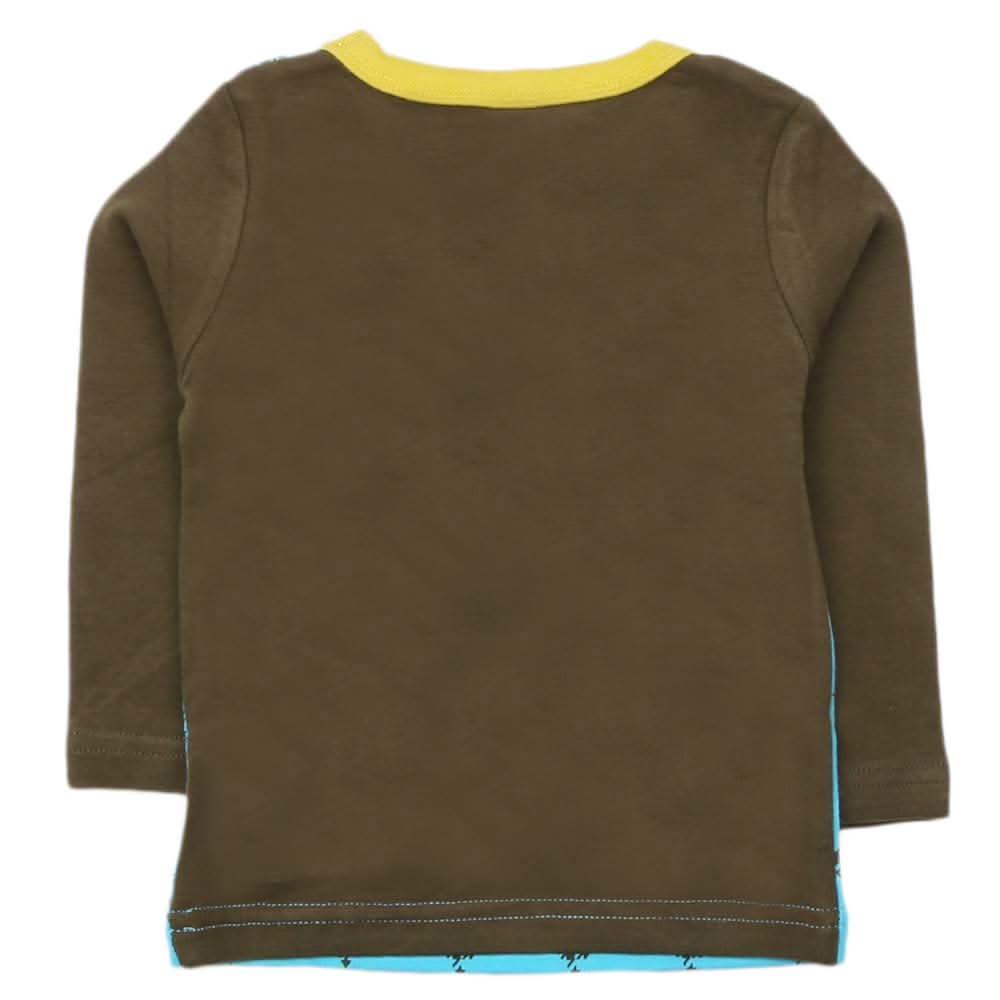 Boys Full Sleeves T-Shirt - Blue, Kids, Boys T-Shirts, Chase Value, Chase Value