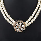 Women's Pearl Locket Set - Golden - test-store-for-chase-value