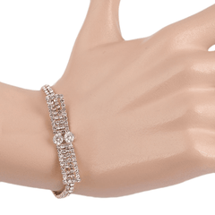 Women's Fancy Bracelet - Silver - test-store-for-chase-value