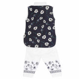 Newborn Girls Fancy Suit 2 Pcs - Dark Bule, Kids, NB Girls Sets And Suits, Chase Value, Chase Value