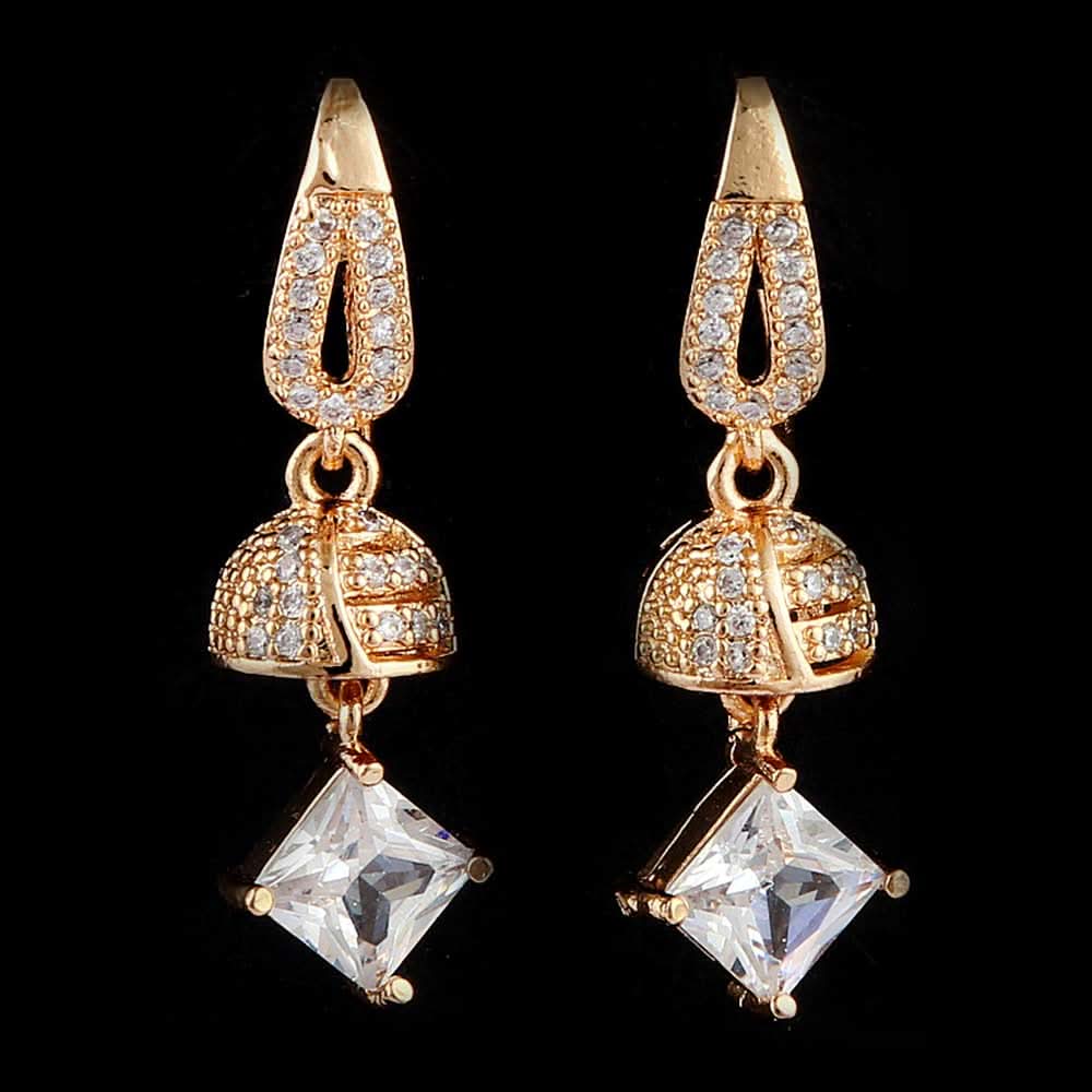 Women's Fancy Earring - Golden White, Jewellery, Chase Value, Chase Value