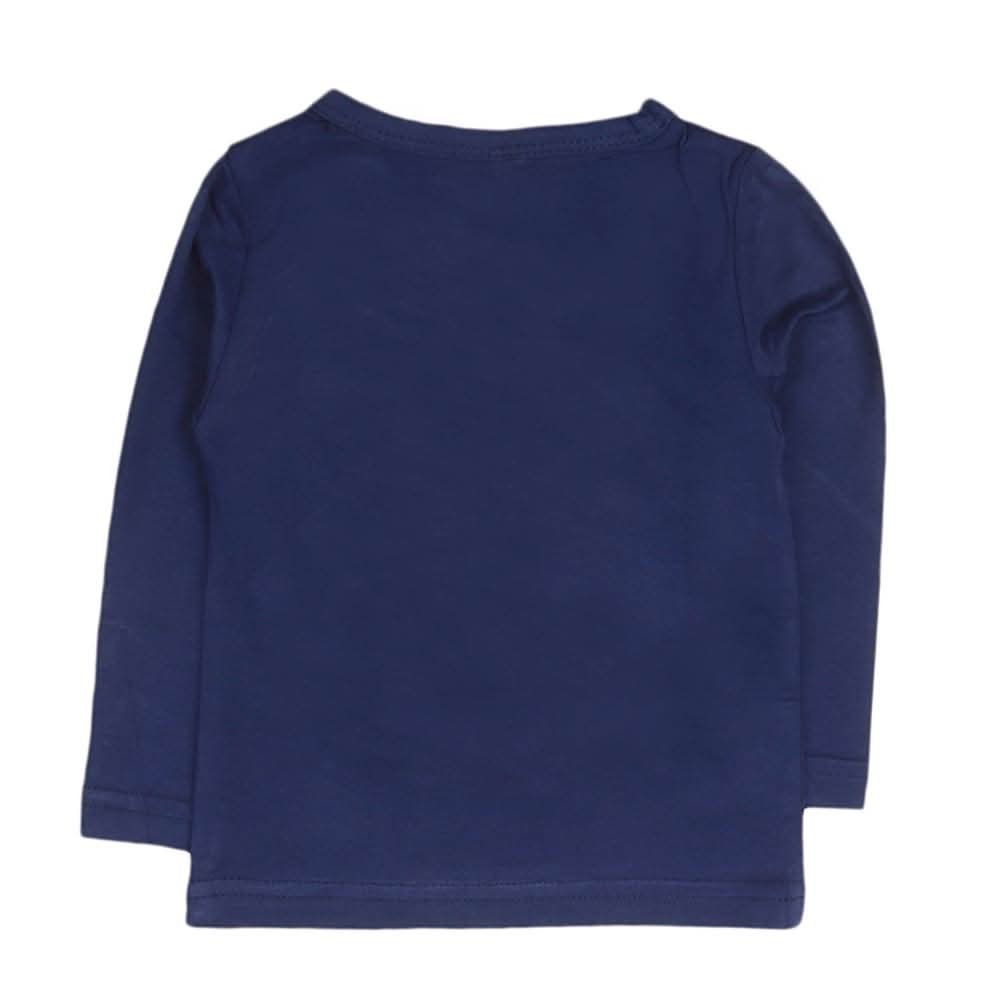 Boys Full Sleeves T-Shirt - Navy Blue, Kids, Boys T-Shirts, Chase Value, Chase Value