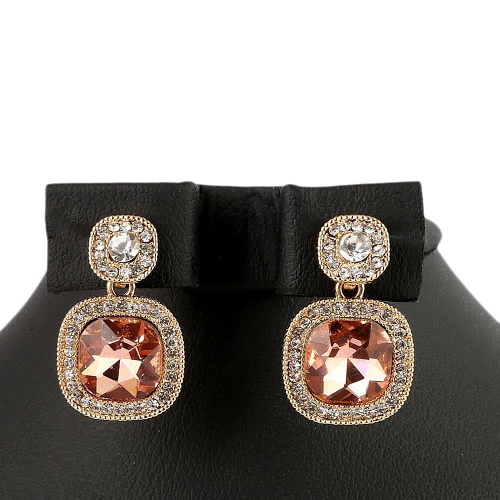 Women's Fancy Earrings - Peach, Jewellery, Chase Value, Chase Value