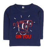 Boys Full Sleeves T-Shirt - Navy Blue, Kids, Boys T-Shirts, Chase Value, Chase Value