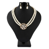 Women's Pearl Locket Set - Golden - test-store-for-chase-value
