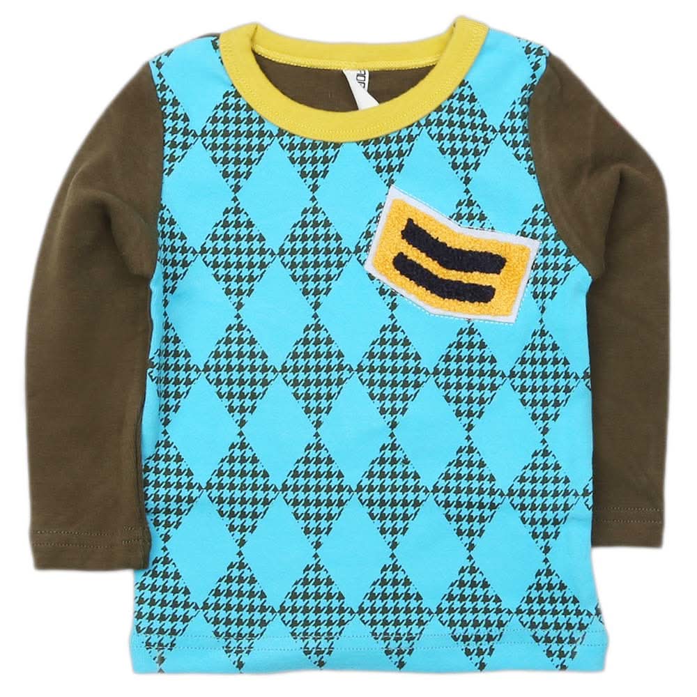 Boys Full Sleeves T-Shirt - Blue, Kids, Boys T-Shirts, Chase Value, Chase Value
