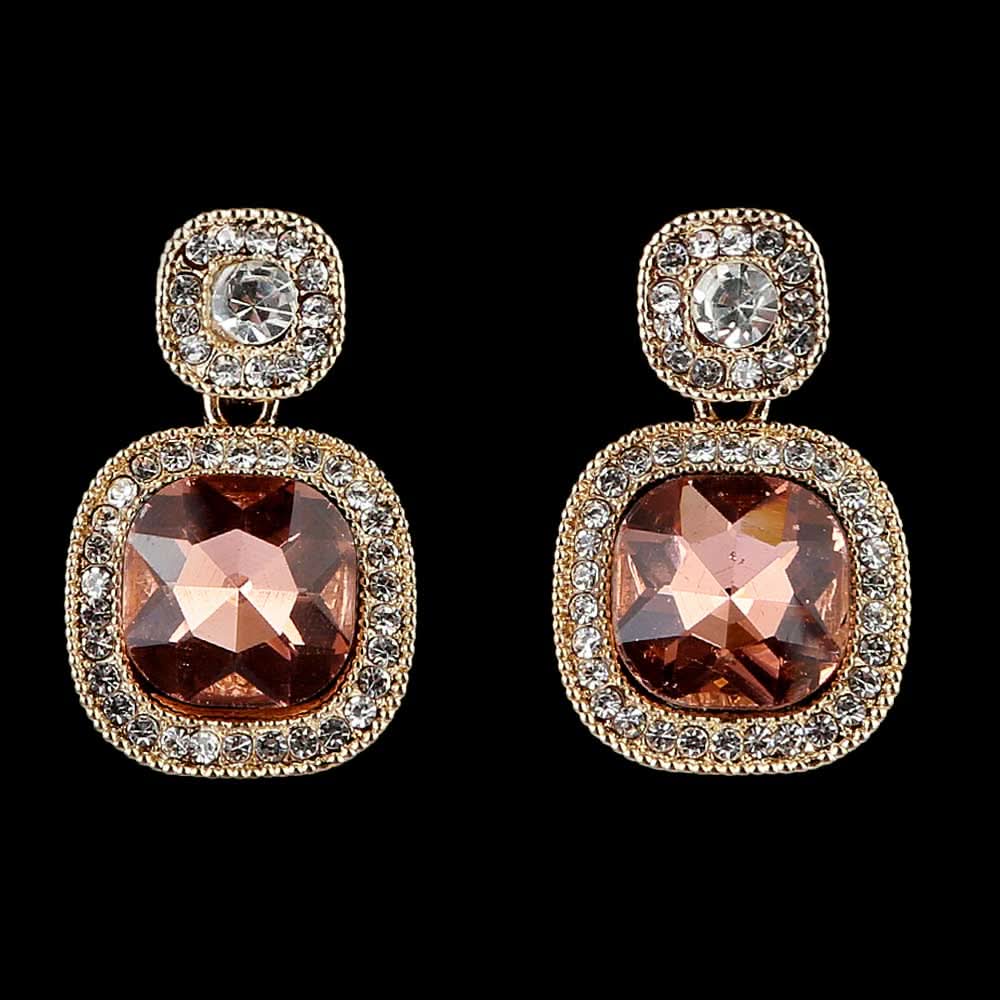 Women's Fancy Earrings - Peach, Jewellery, Chase Value, Chase Value
