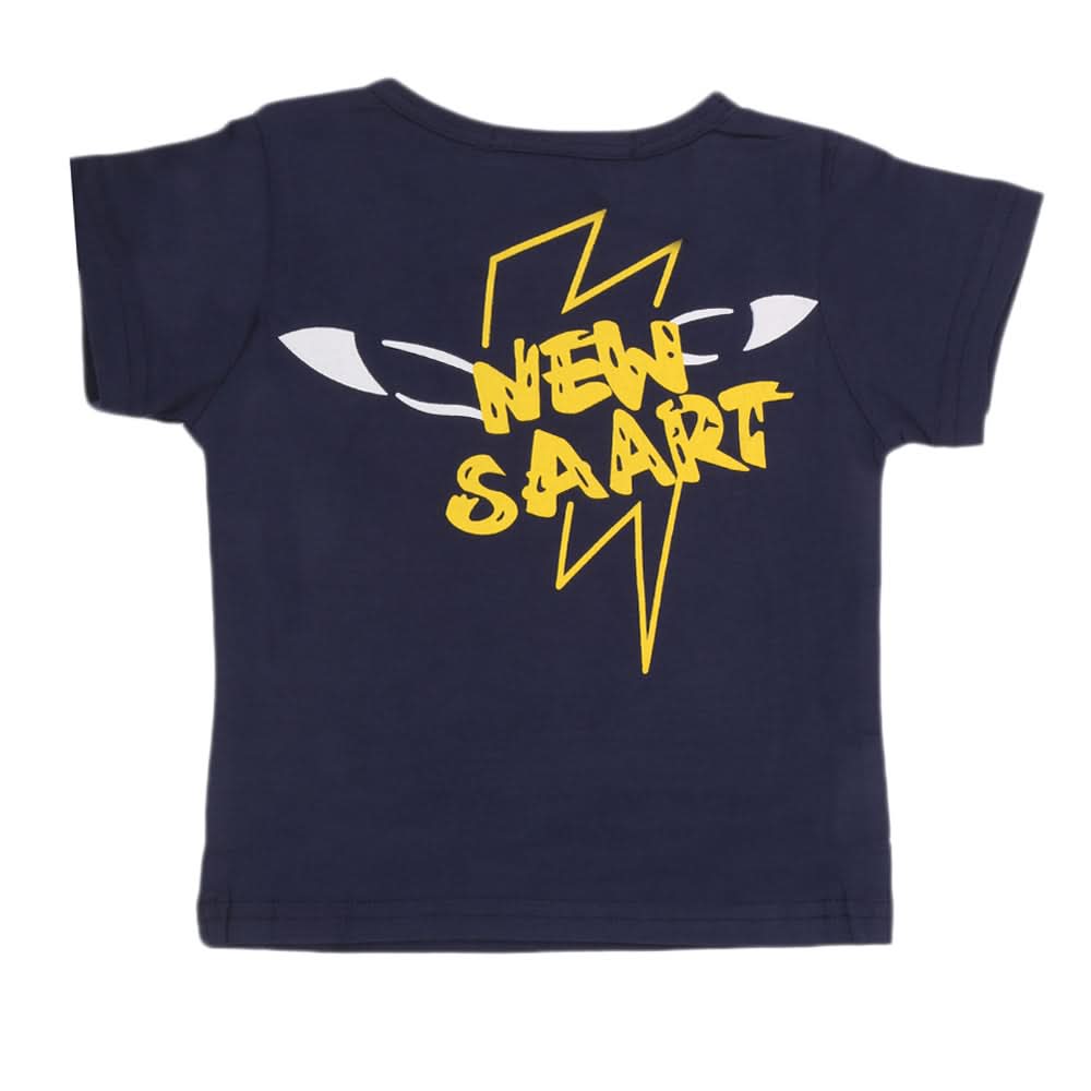 Newborn Boys T-Shirt - Navy Blue, Kids, NB Boys Shirts And T-Shirts, Chase Value, Chase Value