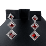 Women's Fancy Earrings - Red - test-store-for-chase-value