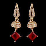 Women's Fancy Earring - Golden Red, Jewellery, Chase Value, Chase Value
