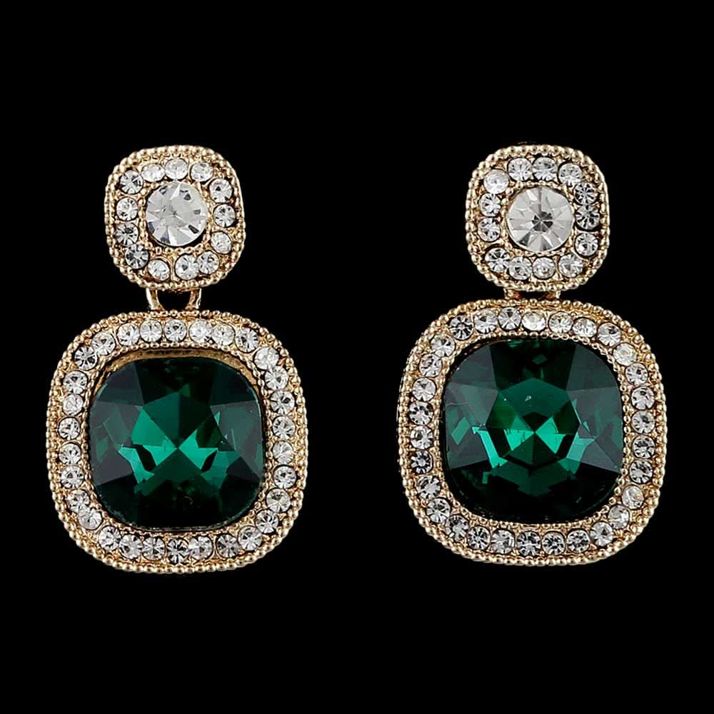 Women's Fancy Earrings - Green, Jewellery, Chase Value, Chase Value