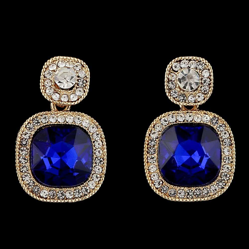 Women's Fancy Earrings - Blue, Women, Earrings & Tops, Chase Value, Chase Value