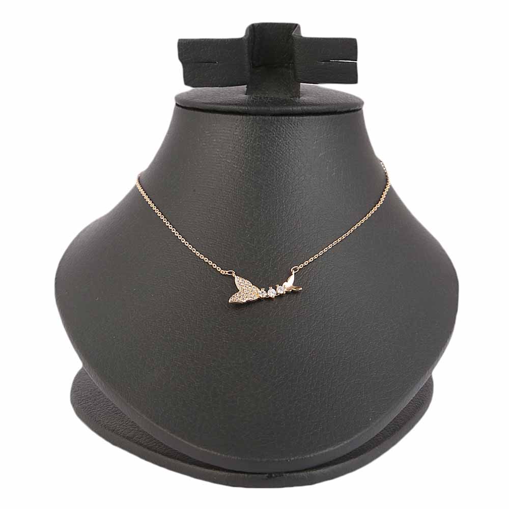 Women's Zircon Chain & Locket - Golden, Women, Chains & Lockets, Chase Value, Chase Value