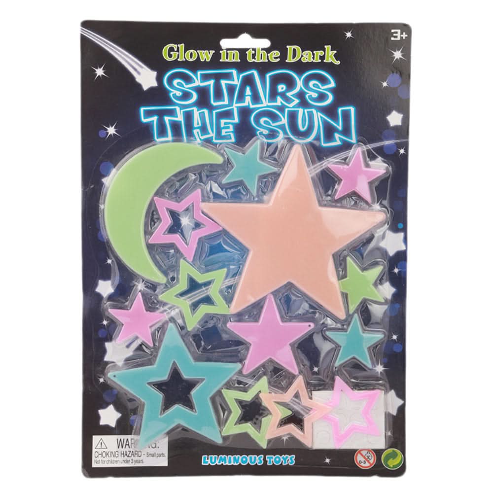 Glowing Stars 11 Pcs - Multi, Kids, Educational Toys, Chase Value, Chase Value