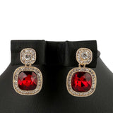 Women's Fancy Earrings - Red, Jewellery, Chase Value, Chase Value